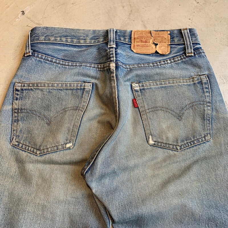 80's Levi's リーバイス 501 66後期 刻印6 バックポケット裏チェーン