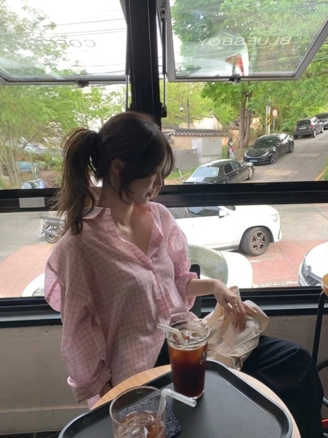 ルーズカラーチャックシャツ.1464