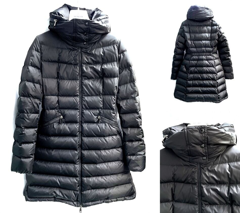 MONCLER FLAMMETTE モンクレール フラメッテ　ブラック 0 MONCLER モンクレール FLAMMETTE フラメッテ ブラック ダウン コート 0