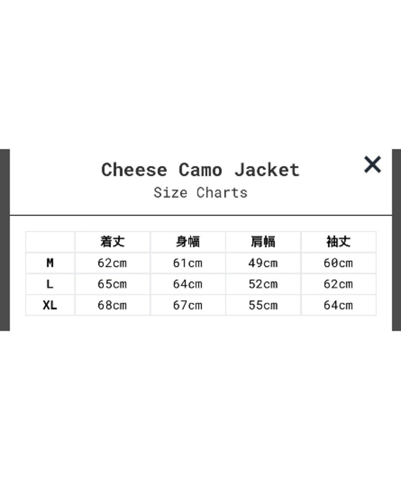 LITTLE YARMOUTH “Cheese Camo Jacket”