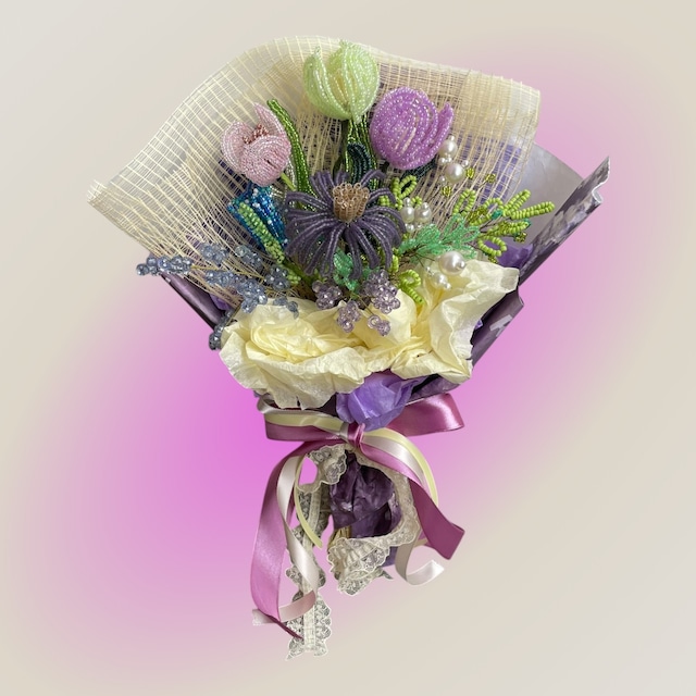 beads flower bouquet