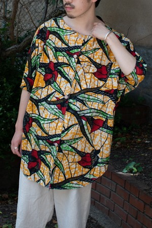 1970-80s African print dolman  cardigan