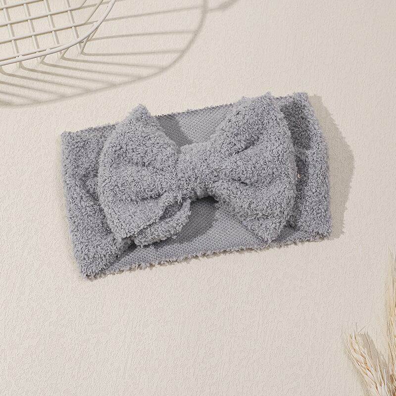 もこもこリボンヘアバンド