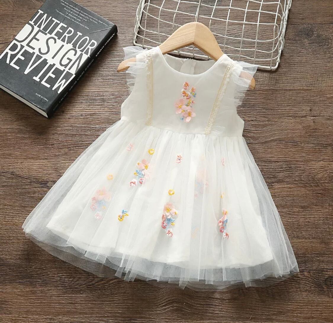 フラワーチュールドレス》》》》》ワンピース 女の子 海外子供服 プチプラ ベビー キッズ
