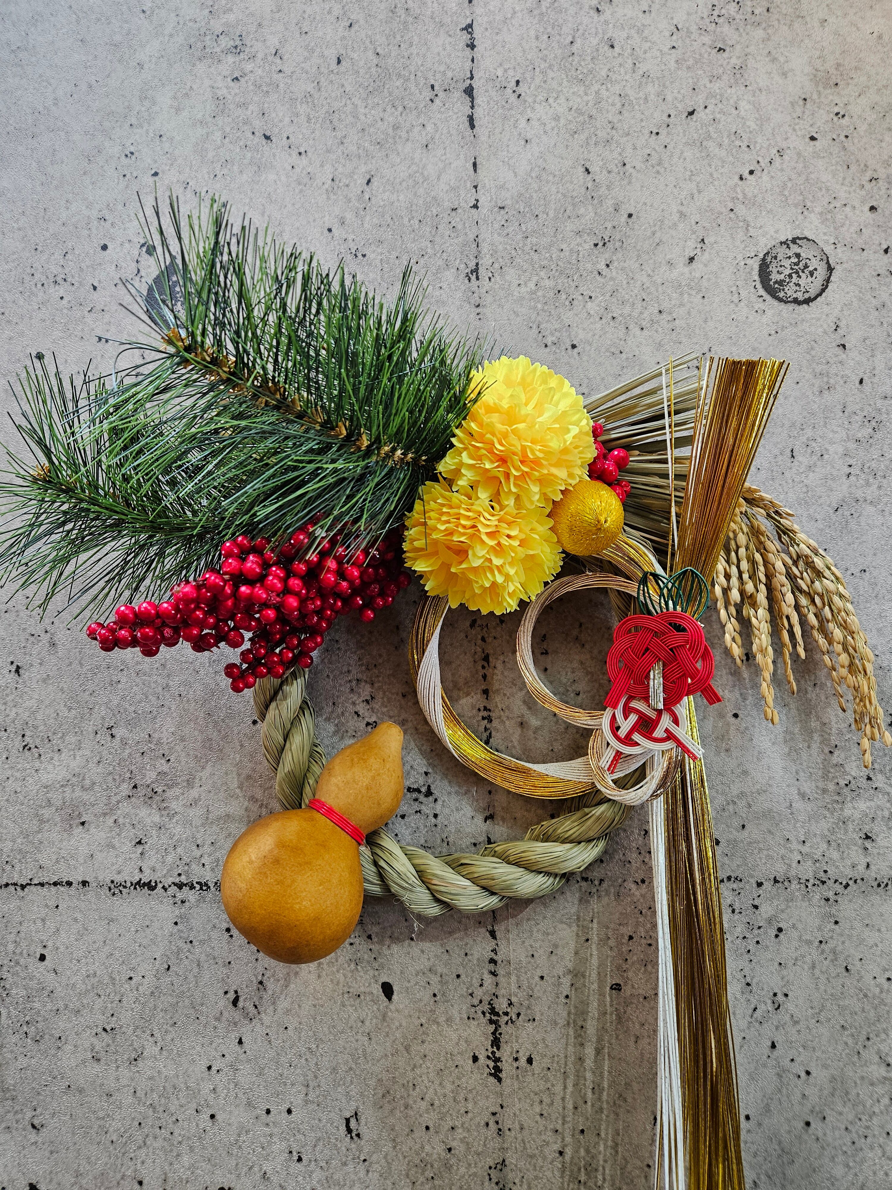 A14レッド アーティシャルフラワー アレンジメント （税込み送料込み