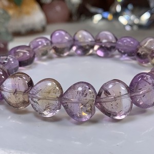 アメトリン☆アメトリンハート ブレスレット