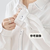 TRUBE カジュアル胸ポケット付きカラーシャツ【M~L】ピンク