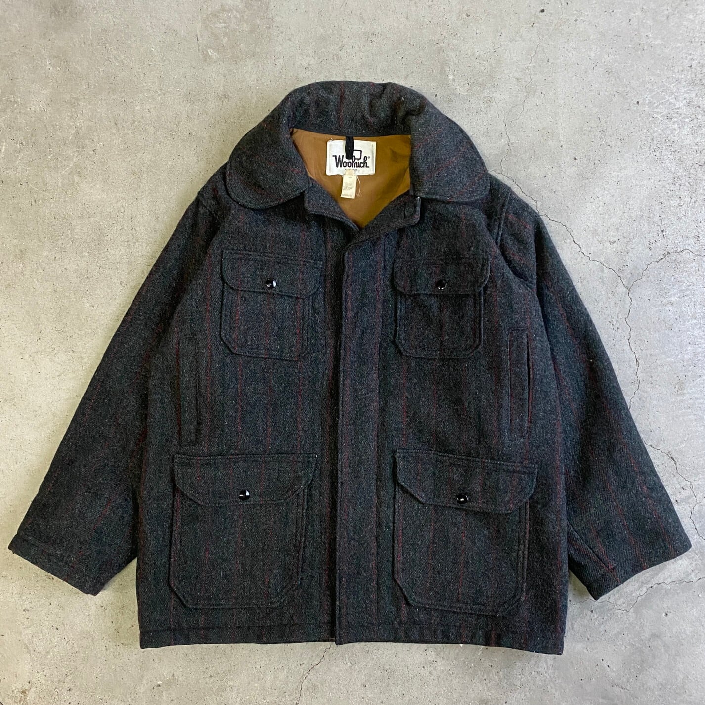 70年代 ウールリッチ ウールハンティングジャケット メンズXL相当 古着 