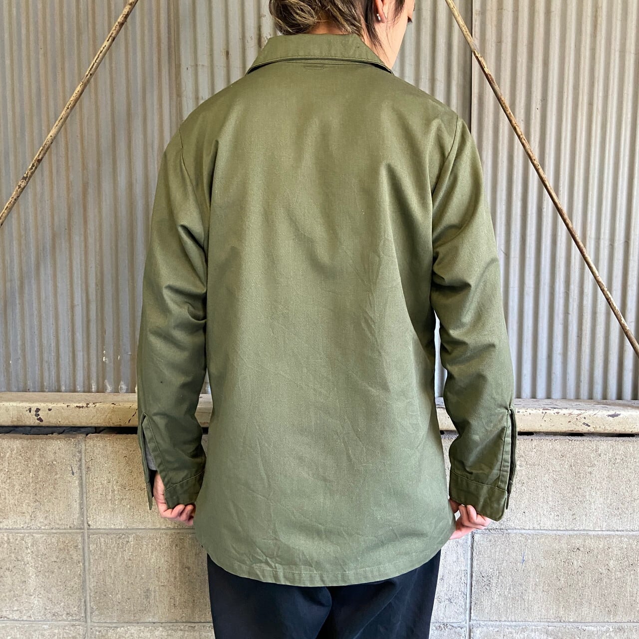 87年納品 米軍実品 U.S.AIR FORCE USAF OG-507 ユーティリティシャツ