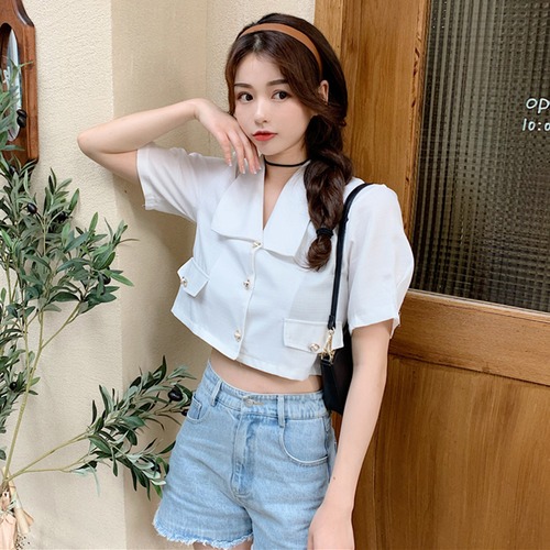 ✞ シャツブラウス♥カワイイ♥ ✞ゴスロリ SM ミリ 甘ロリ クラロリ 和ロリ エレガント 黒ロリ 姫ロリ 華ロリ BB-BB5038001