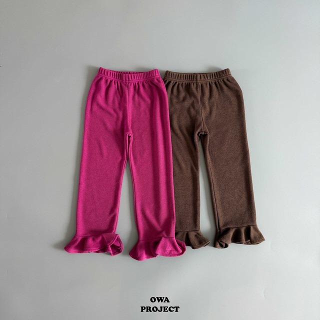 【取寄】owa|frill pants|フリルパンツ|S-JS|kids&jr|26 autumn