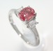 【SOLD OUT】オレンジサファイア　ダイヤリング　プラチナ　1.03ct　0.25ct　～【Good Condition】Orange Sapphire Diamond Ring Platinum 1.03ct 0.25ct～