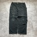 メキシコ製 ブラック ダブルニー Carhartt B136 BLK 42×34