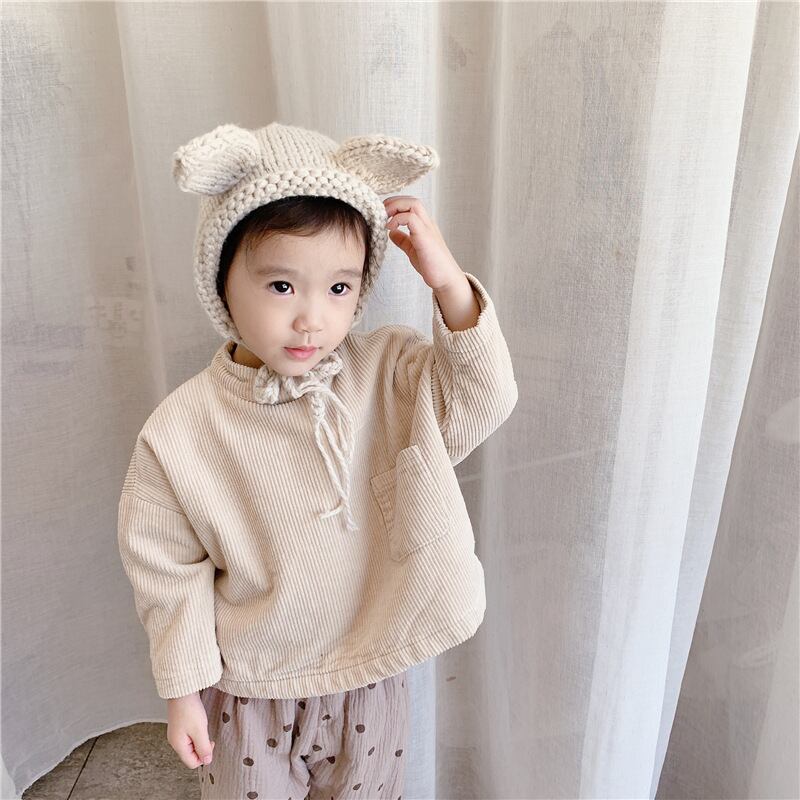 【即納】コーデュロイのプルオーバー｜海外子供服｜韓国子供服