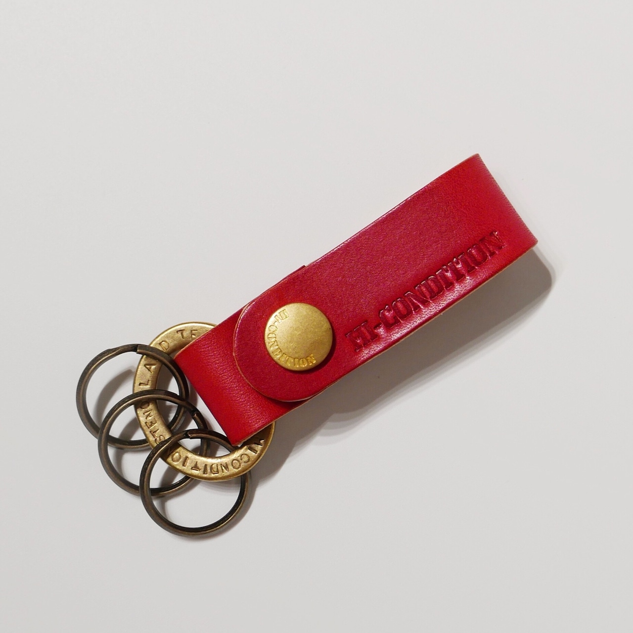 ( RED ) BELT LOOP KEY CHAIN