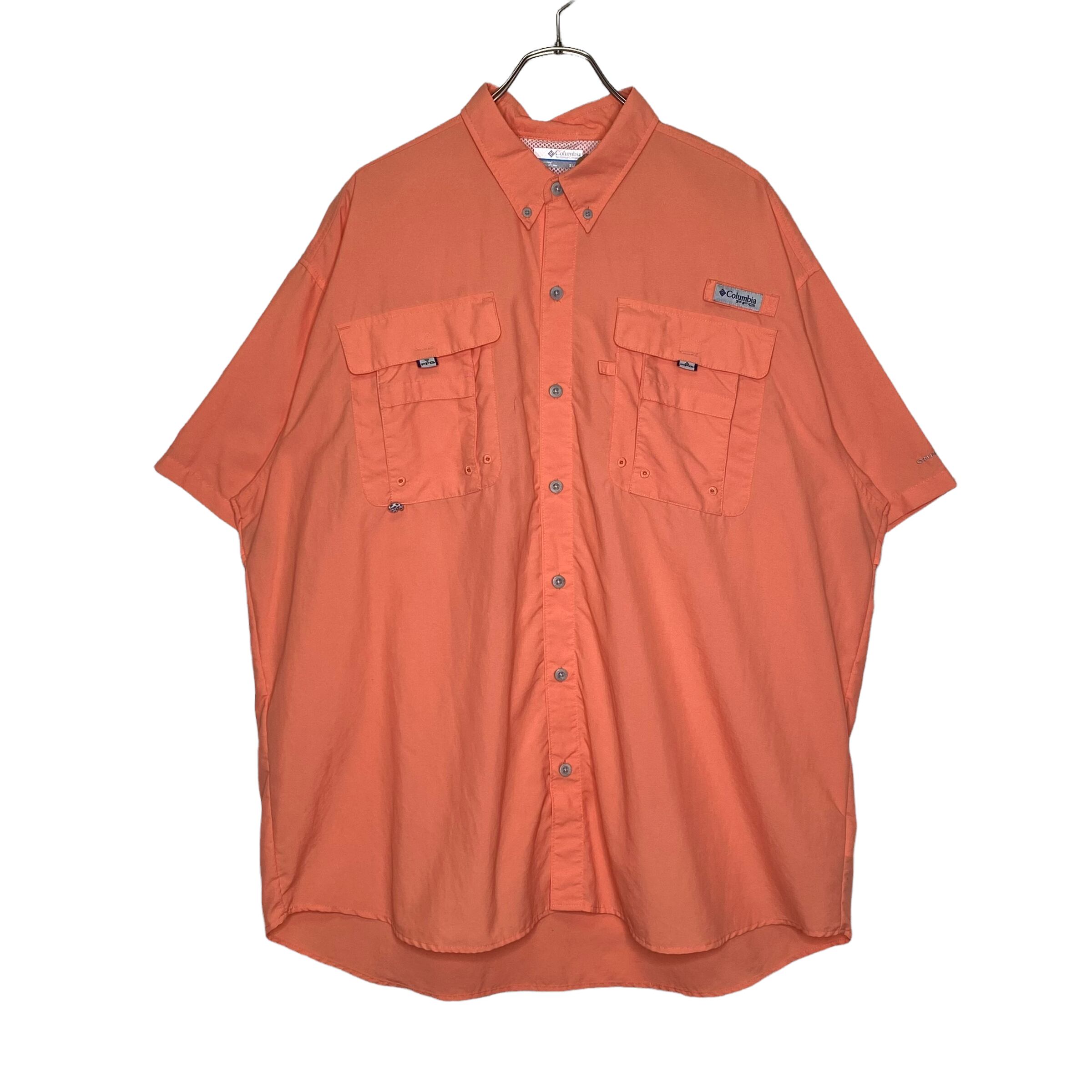 Columbia PFG フィッシングシャツ XL(2XL相当)オレンジ 状態良好