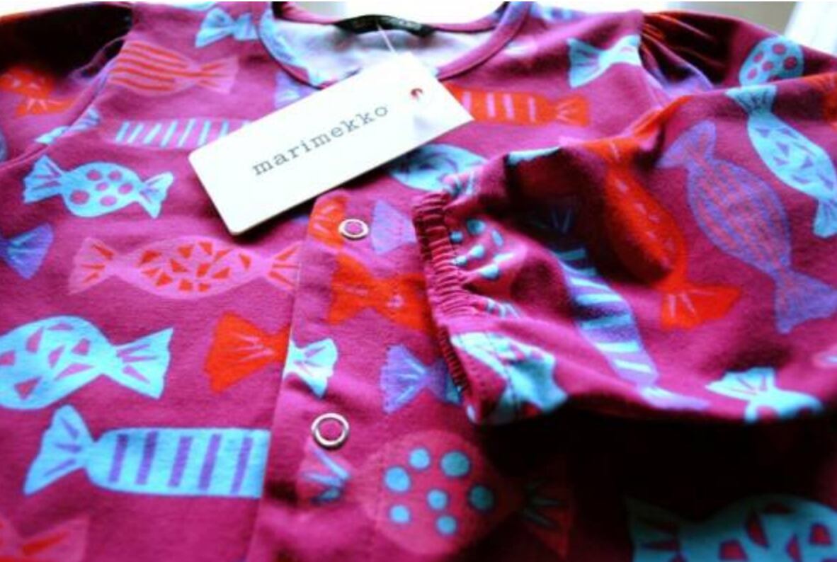 marimekko size 74 マリメッコ ベビーロンパース KARKKI