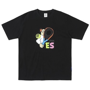 [YESEYESEE] Tennis Tee Black 正規品 韓国ブランド 韓国代行 韓国通販 韓国ファッション 半袖 T-シャツ