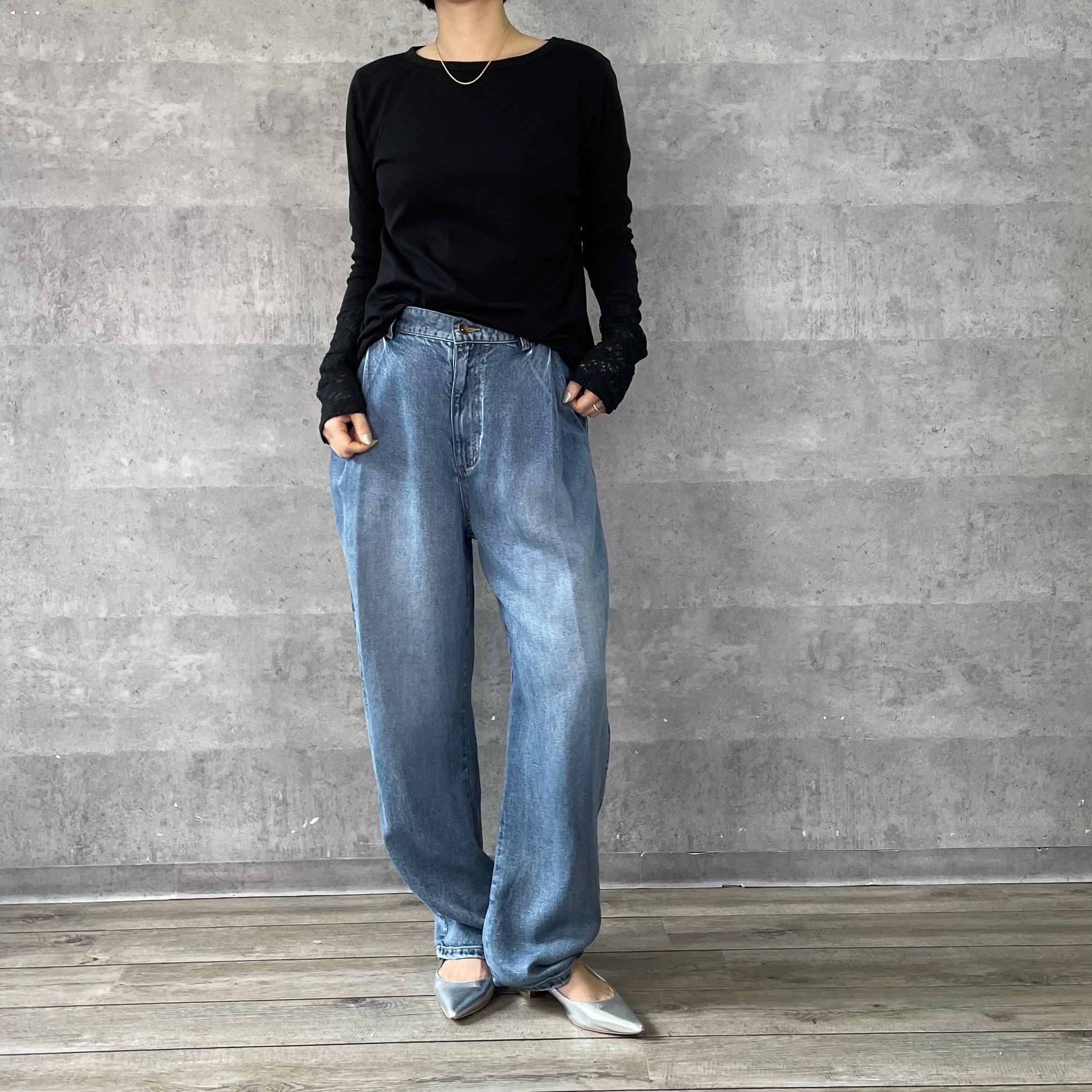 テンセルバルーンデニムパンツ（NO.68261602） | AnnaKerry