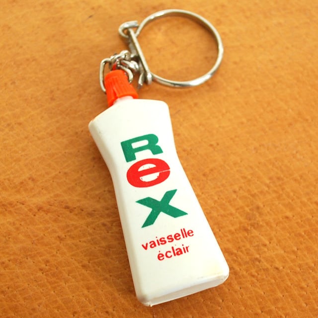 Rex 食器用洗剤 キーホルダー | フランス アンティーク雑貨店