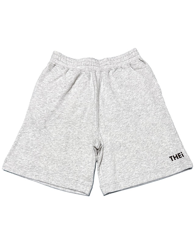 BASIC ONE POINT LOOSE FIT SWEAT SHORTS - GRAY