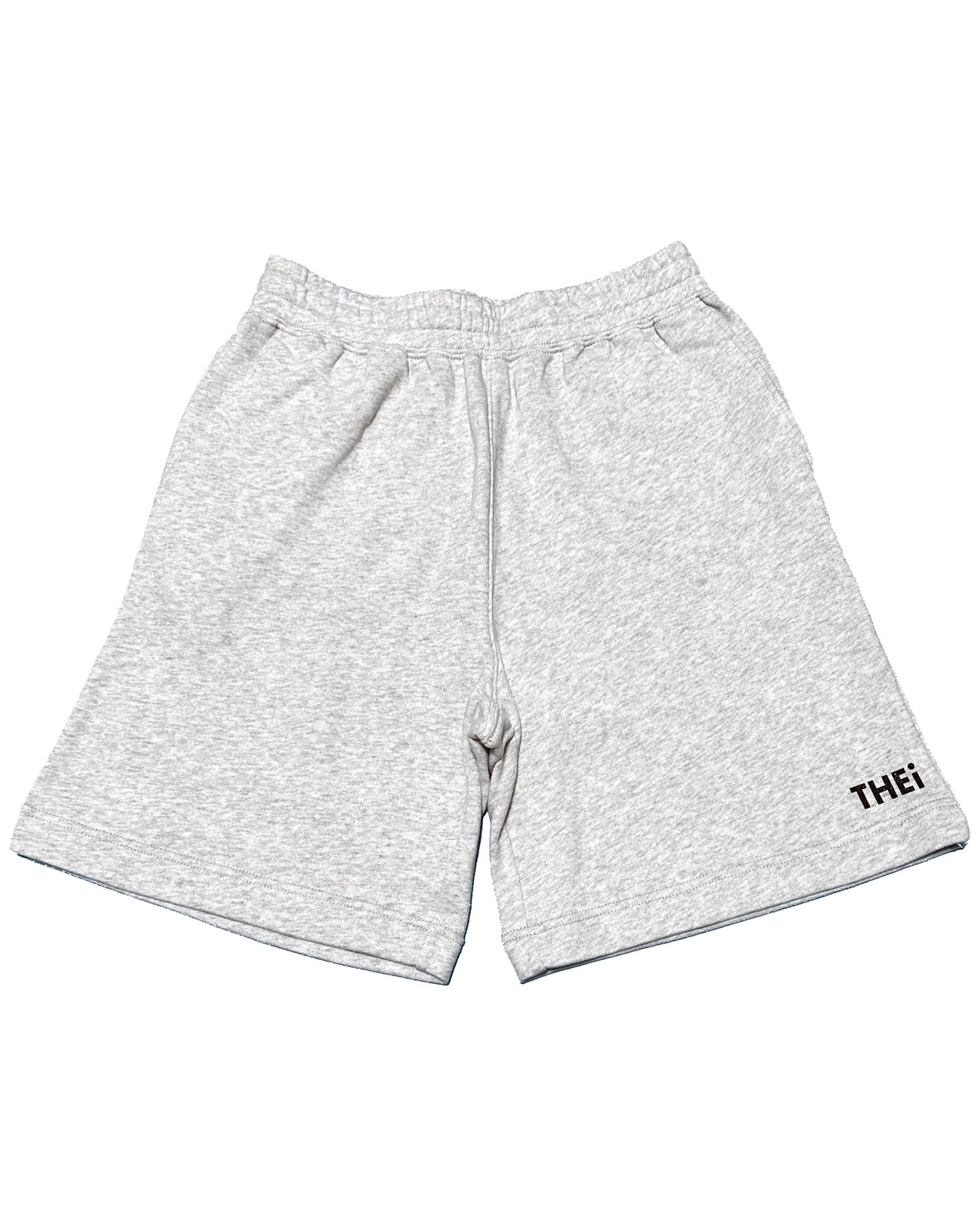 BASIC ONE POINT LOOSE FIT SWEAT SHORTS - GRAY