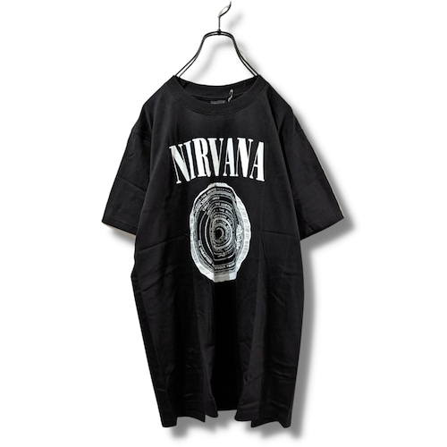 NIRVANA　ニルバーナ　バンドTシャツ　新品　プリント　ブラック　BC152