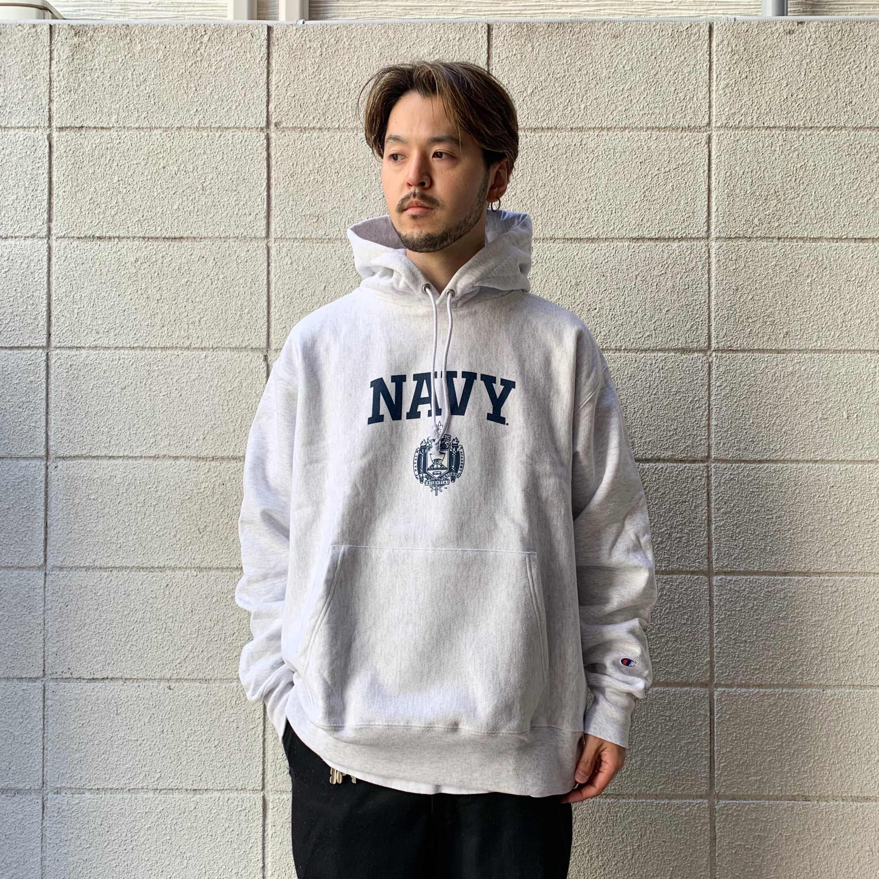 Champion リバースウィーブ　USNA　XL　国内未入荷　美品