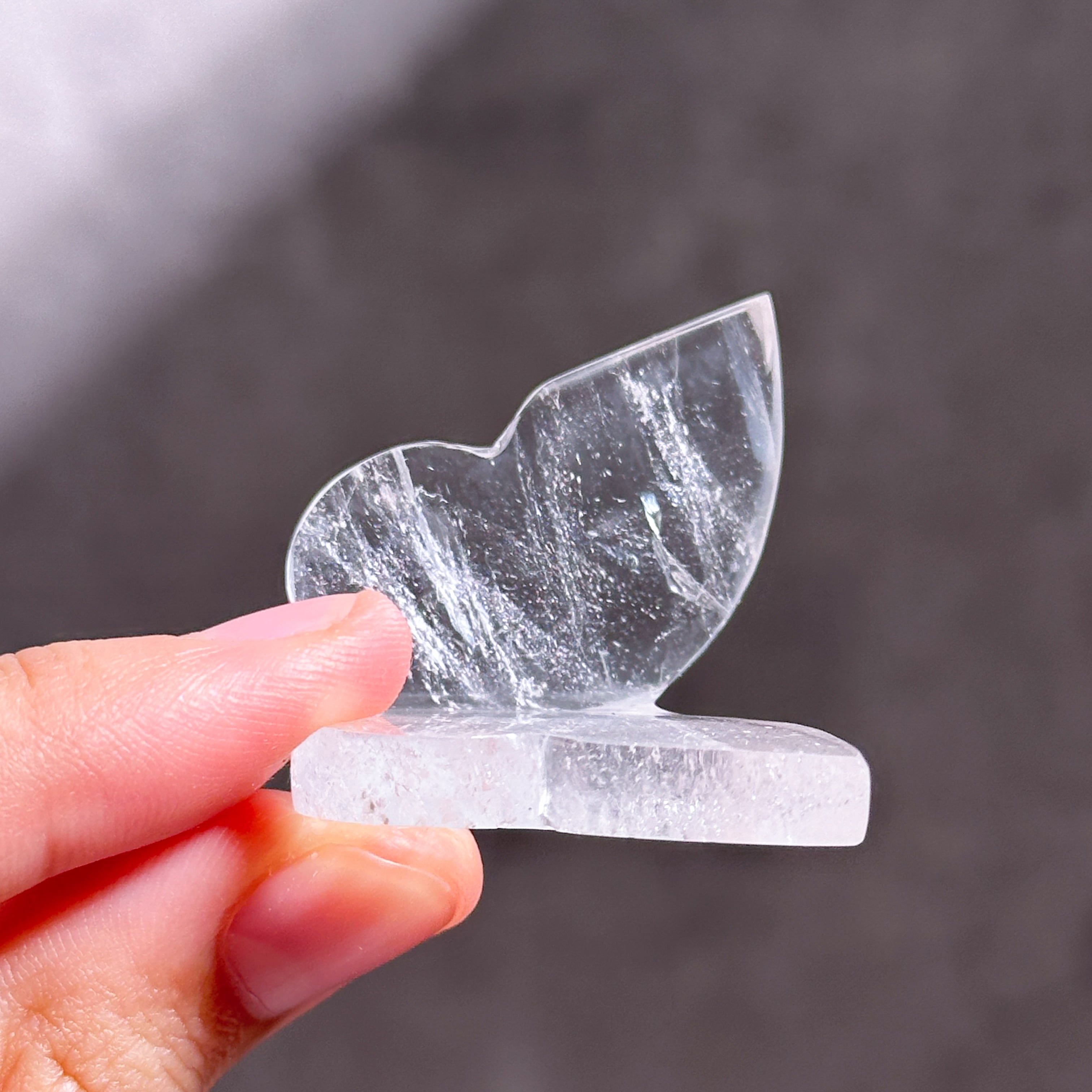 クリアクォーツ 3D蝶 03◇ Clear Quartz Butterfly ◇天然石・鉱物