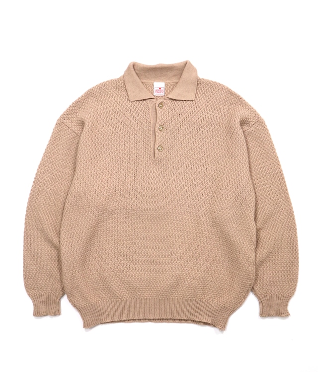 USED GRIFF wool knit polo shirt
