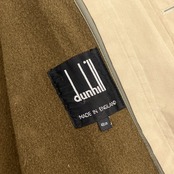 dunhill ダンヒル イングランド製 ライナー付き ステンカラーコート 48/ベージュ/vintage