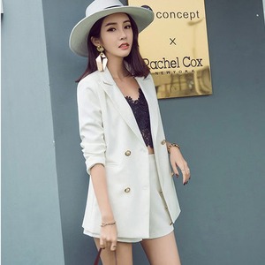 【送料無料】レディース 3カラー セットアップ ジャケット パンツ パンツスーツ スーツ 2点セット ショートパンツ 入学式 フォーマル 入園式 卒園式 入学式 卒業式 結婚式 大人可愛い ママコーデ ママファッション 韓国 オルチャンファッション 人気 トレンド 新作 20代 30代 40代 きれいめ シンプル お出かけ デート おしゃれ 通勤 通学 オフィス OL デイリー 普段着 ラフ カジュアル フェミニン シック 着痩せ 着回し インスタ映え 春 夏 秋 CO3466