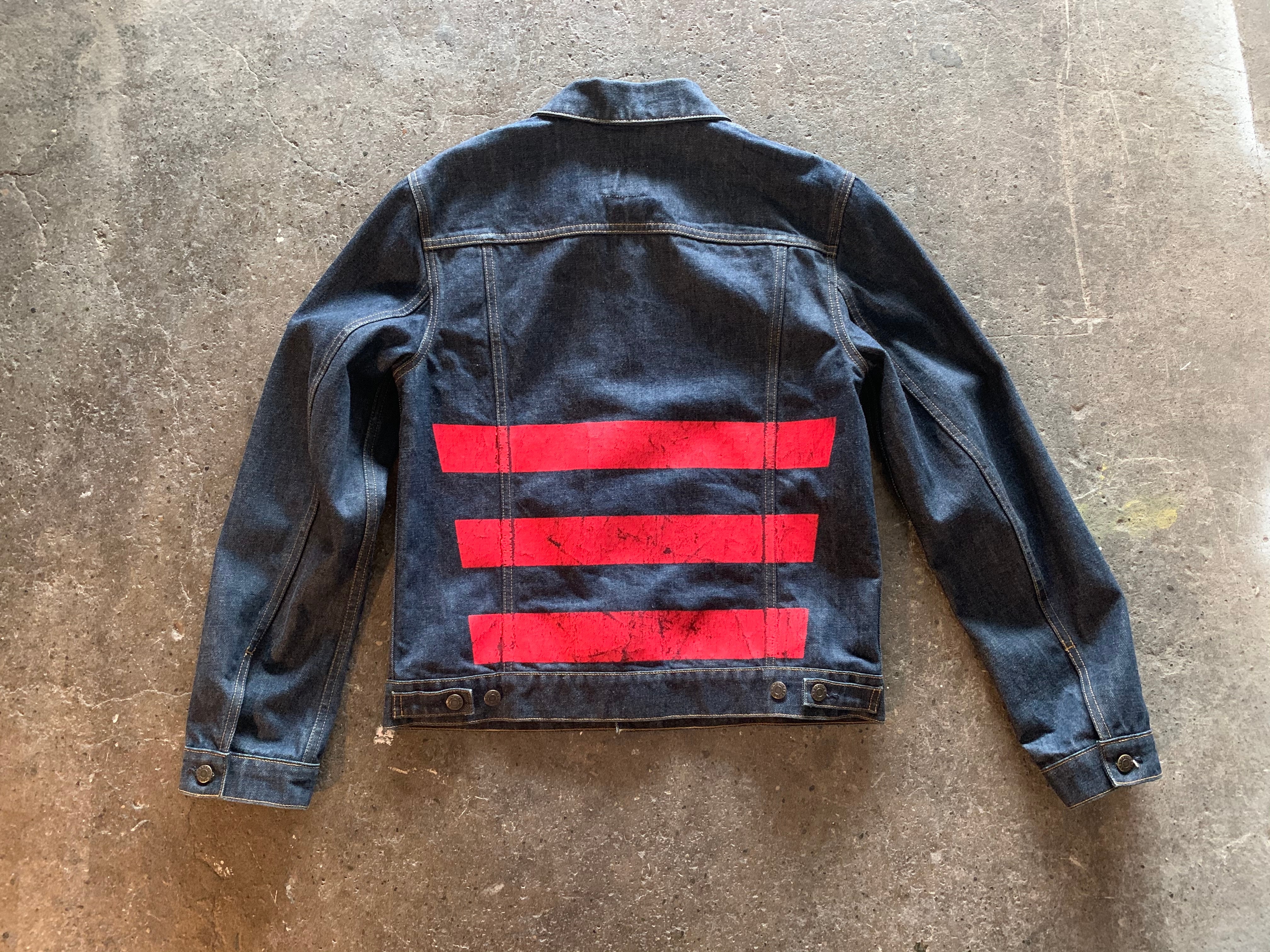 HELMUT LANG  LINE Paint Denim Jacket