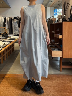 【26SS】nagonstans ナゴンスタンス / ridge line dress