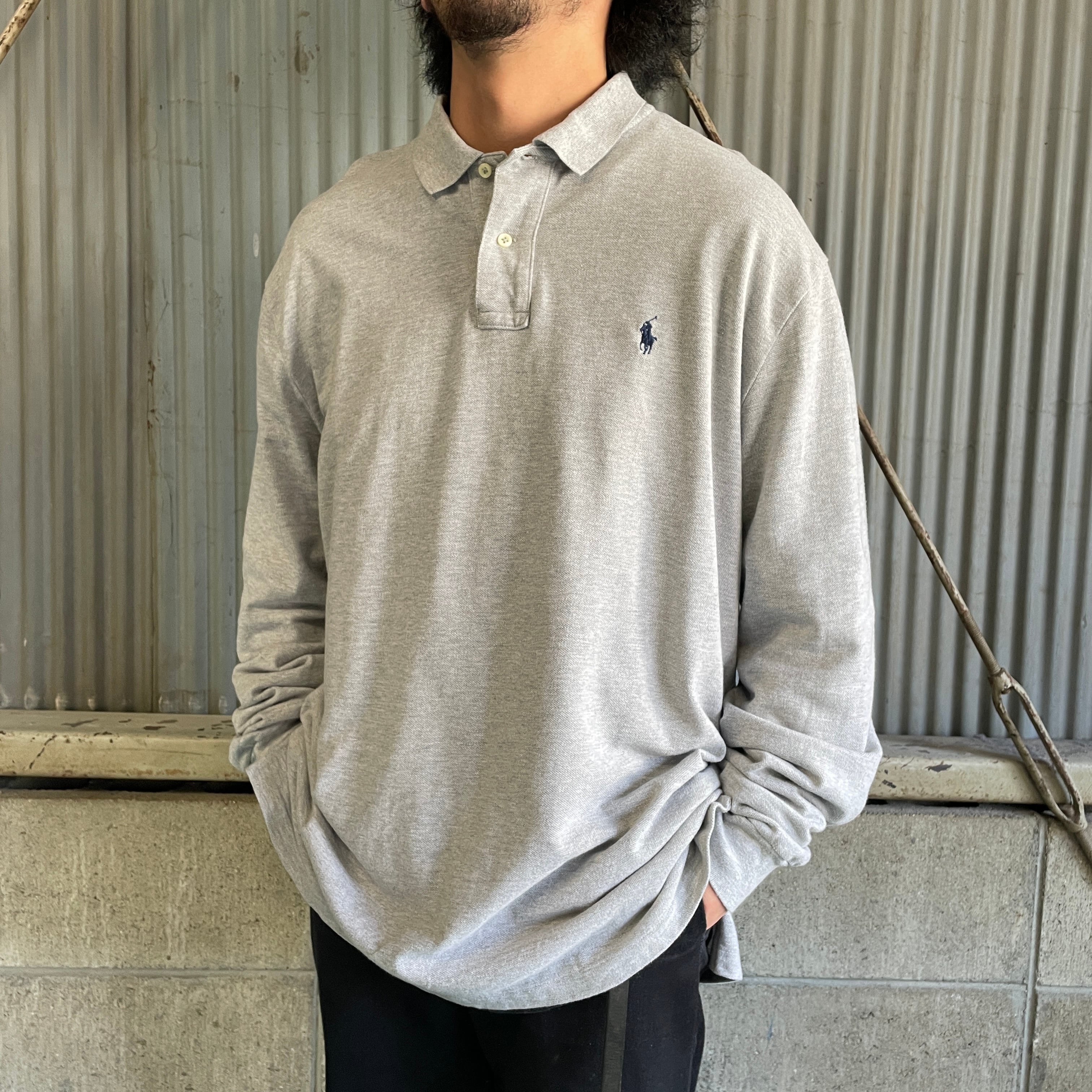 メンズ大きいサイズ XL ■ POLO ポロ ラルフローレン 長袖 ラガーシャツ (