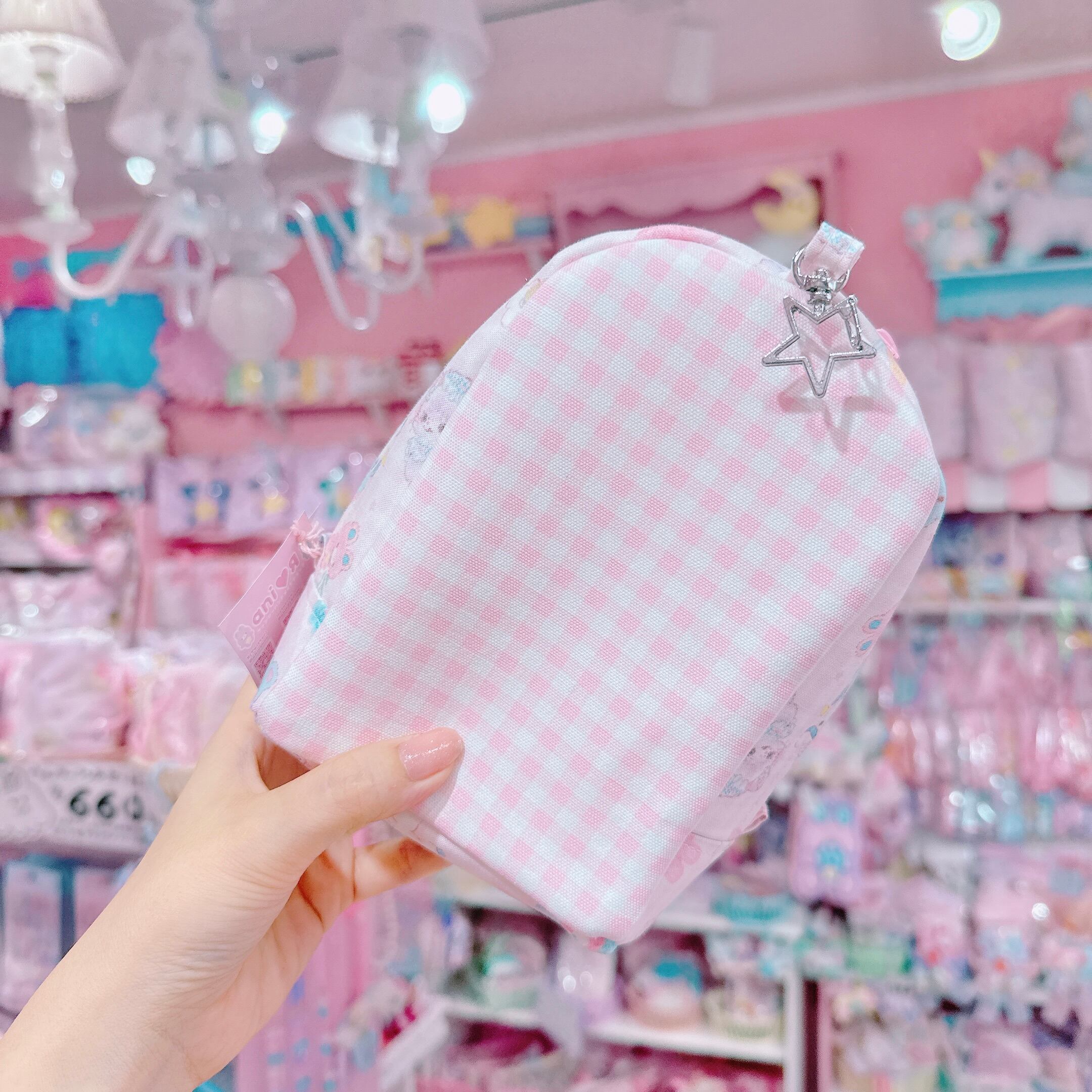 【R51】75-5キーホルダー付き2wayぬいぐるみポーチ（ショルダーひも別売）