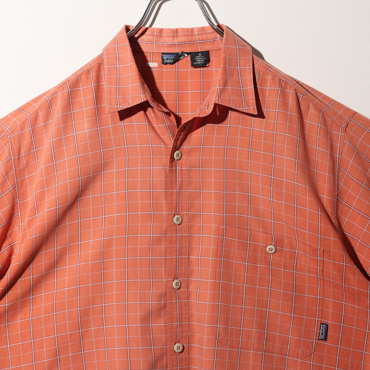 M 03年 Puckerware Shirt Patagonia パッカーウェアシャツ パタゴニア  シアサッカー