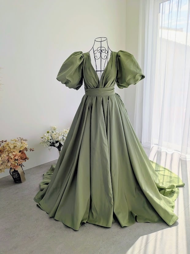 Sample Sale Mサイズ・リボンショルダー フリルドレス（N02）【G422