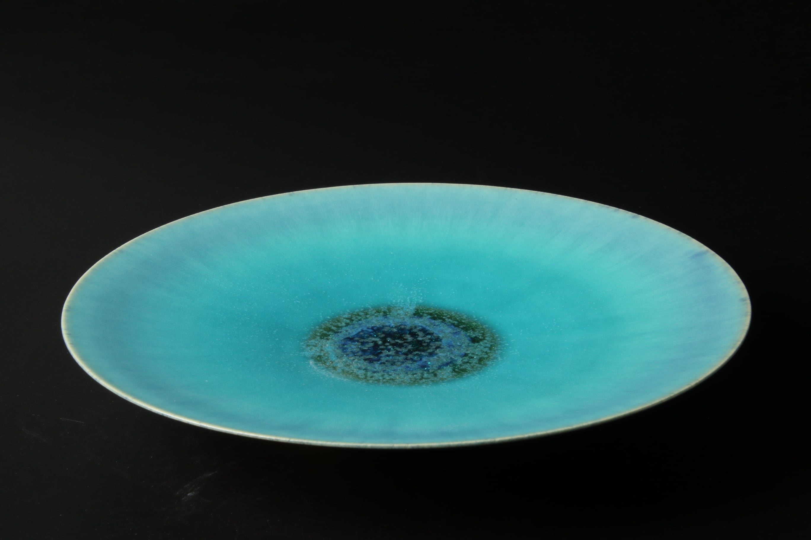 974>碧彩22cm皿 清水焼 | 陶香堂オンラインストア