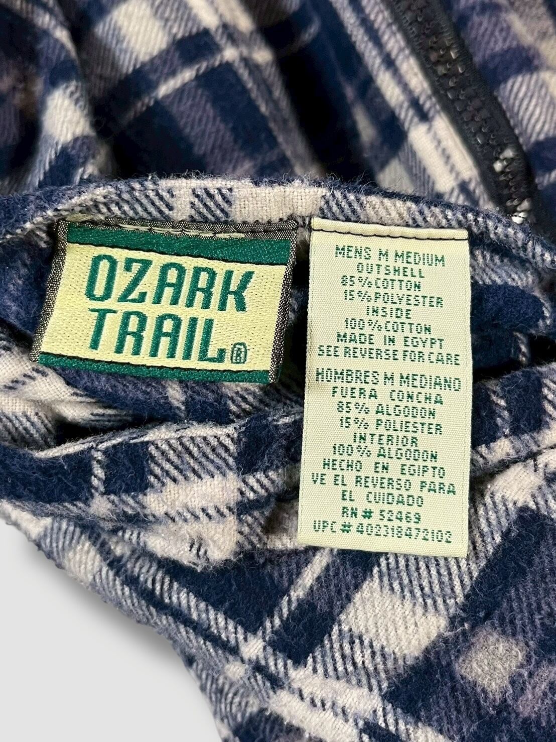 90's “OZARK TRAIL” Reversible Flannel × Sweat Hoodie | RENGA
