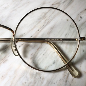 vintage ALGHA WORKS deadstock glasses "round"