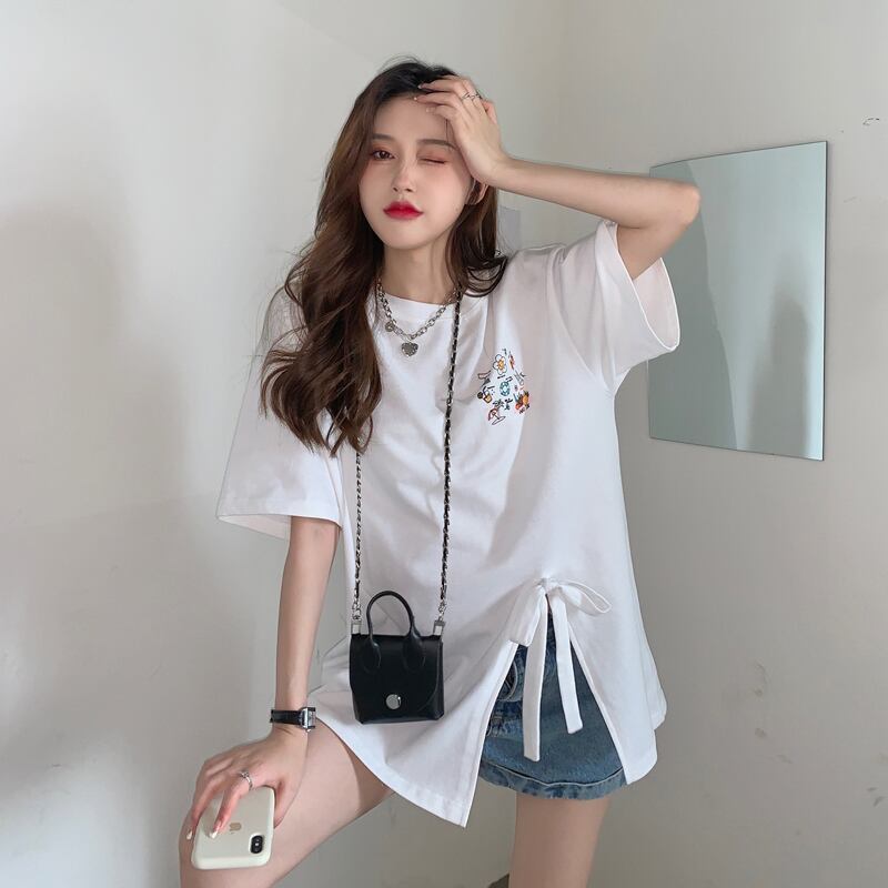 ホワイトTシャツ サマールーズ 夏物 スーパーモール37291490077