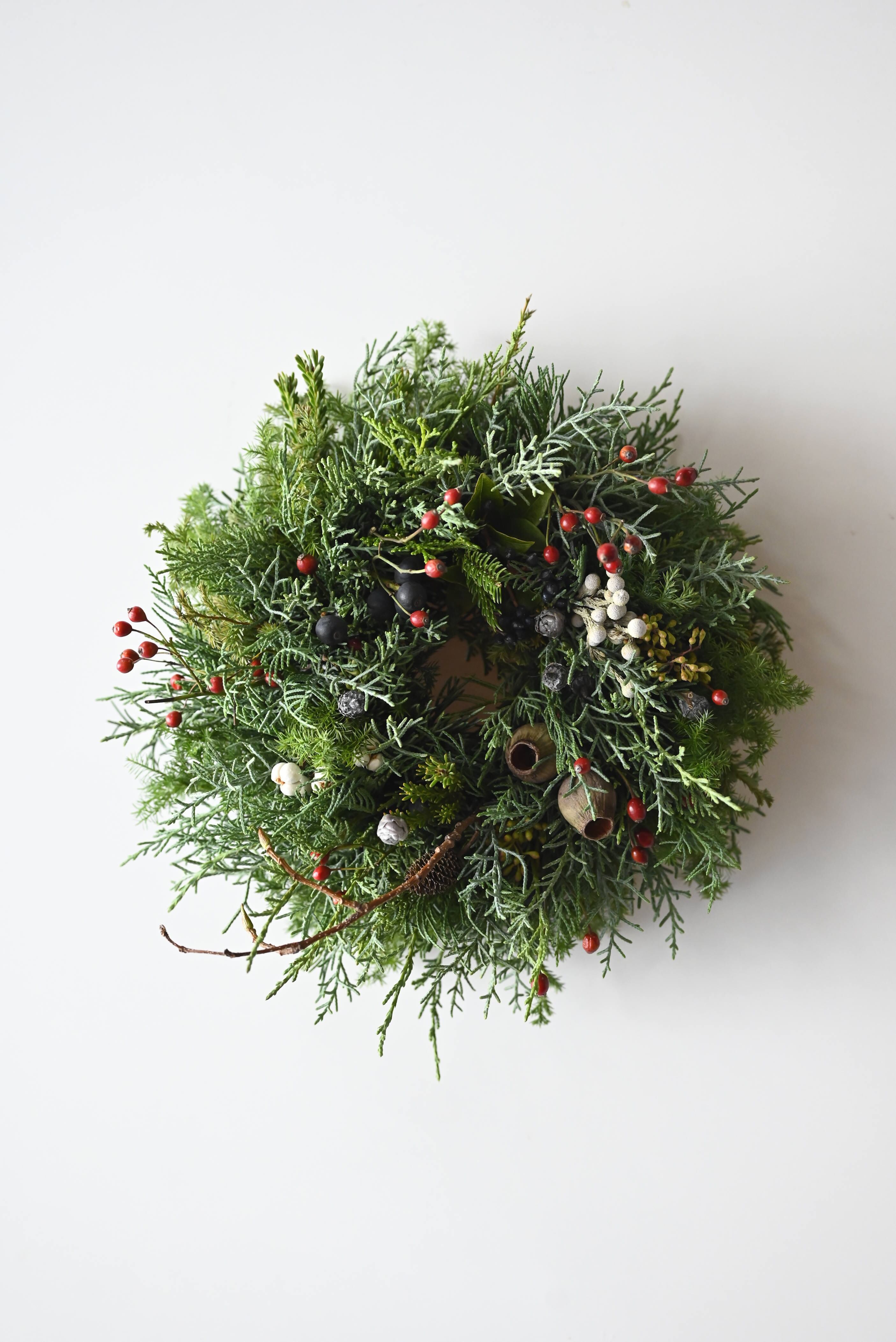 12月1日㈫ 10:00~ クリスマスリースレッスン