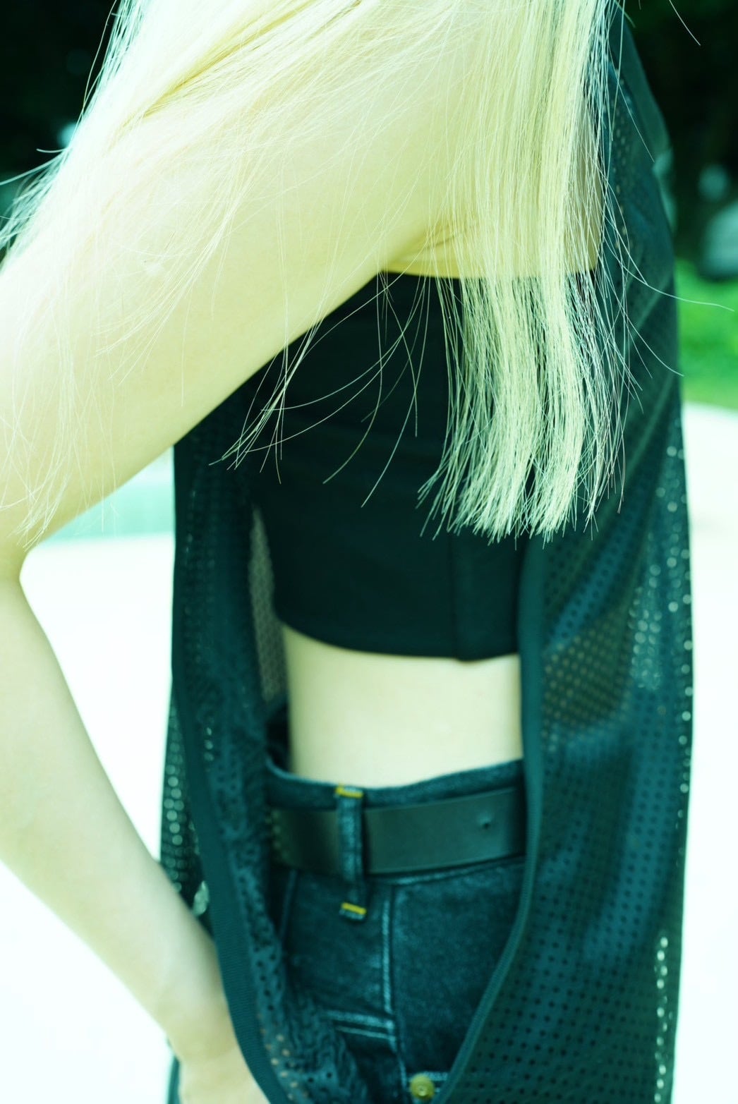 LILLY DEL SALONE × MOON TREE  PLANET  [MESH SHORT TANK]
