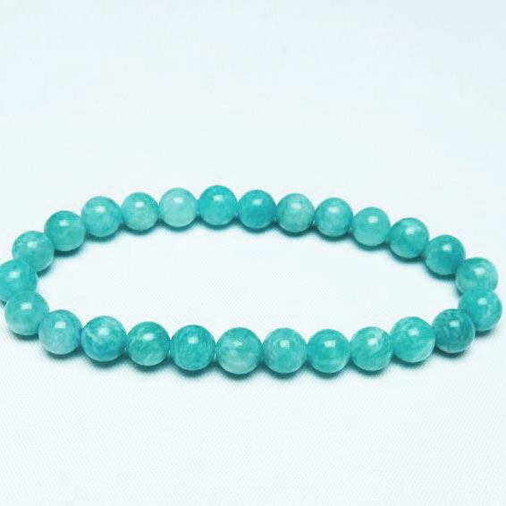 アマゾナイト ブレスレット 7mm 一点物 メール便可 [M便 1/10] 111-47725