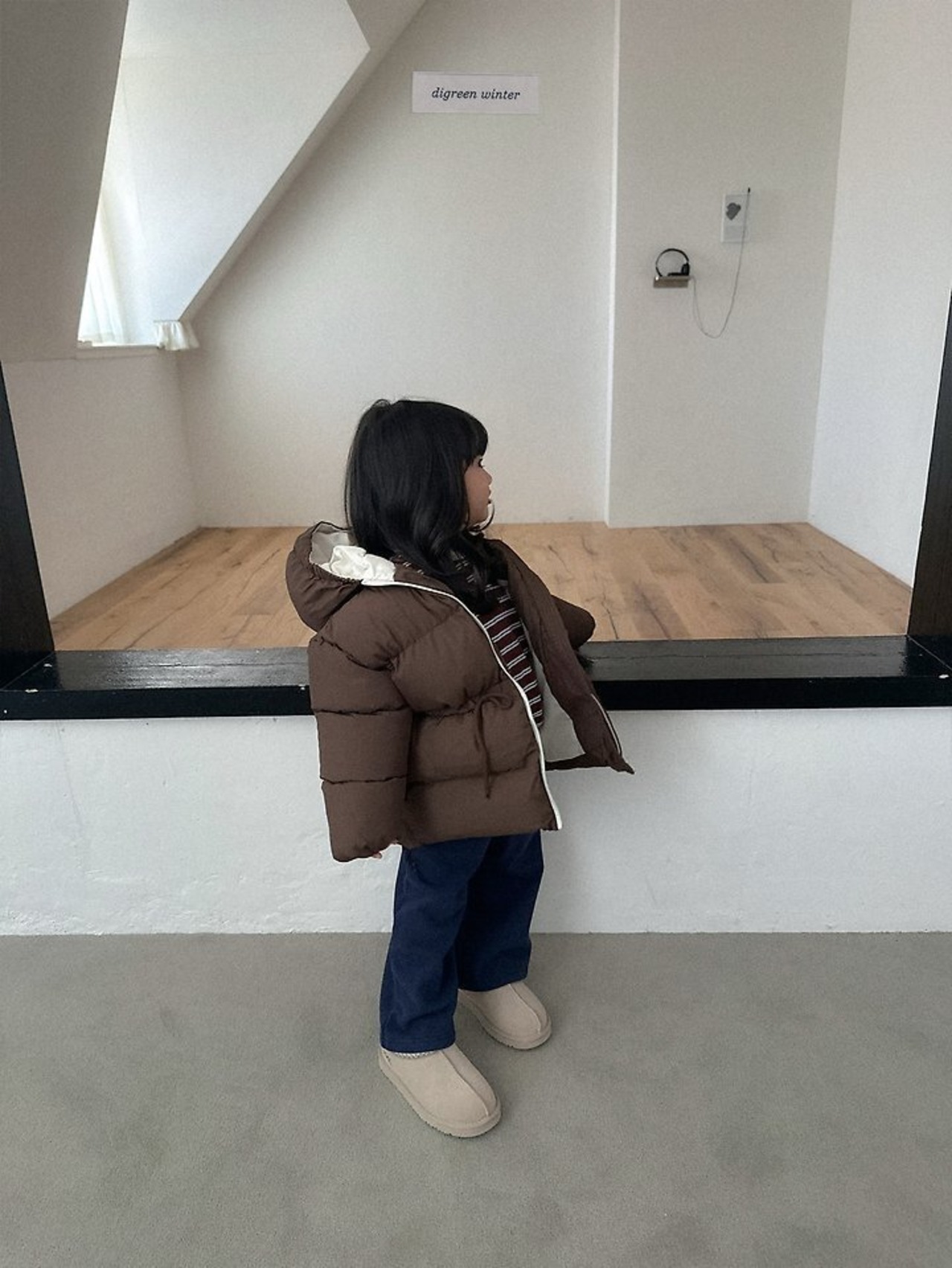 〖取寄〗韓国子供服 / 26winter / Digreen / ポル配色パディング / キッズ / 冬服 *S~2XL*