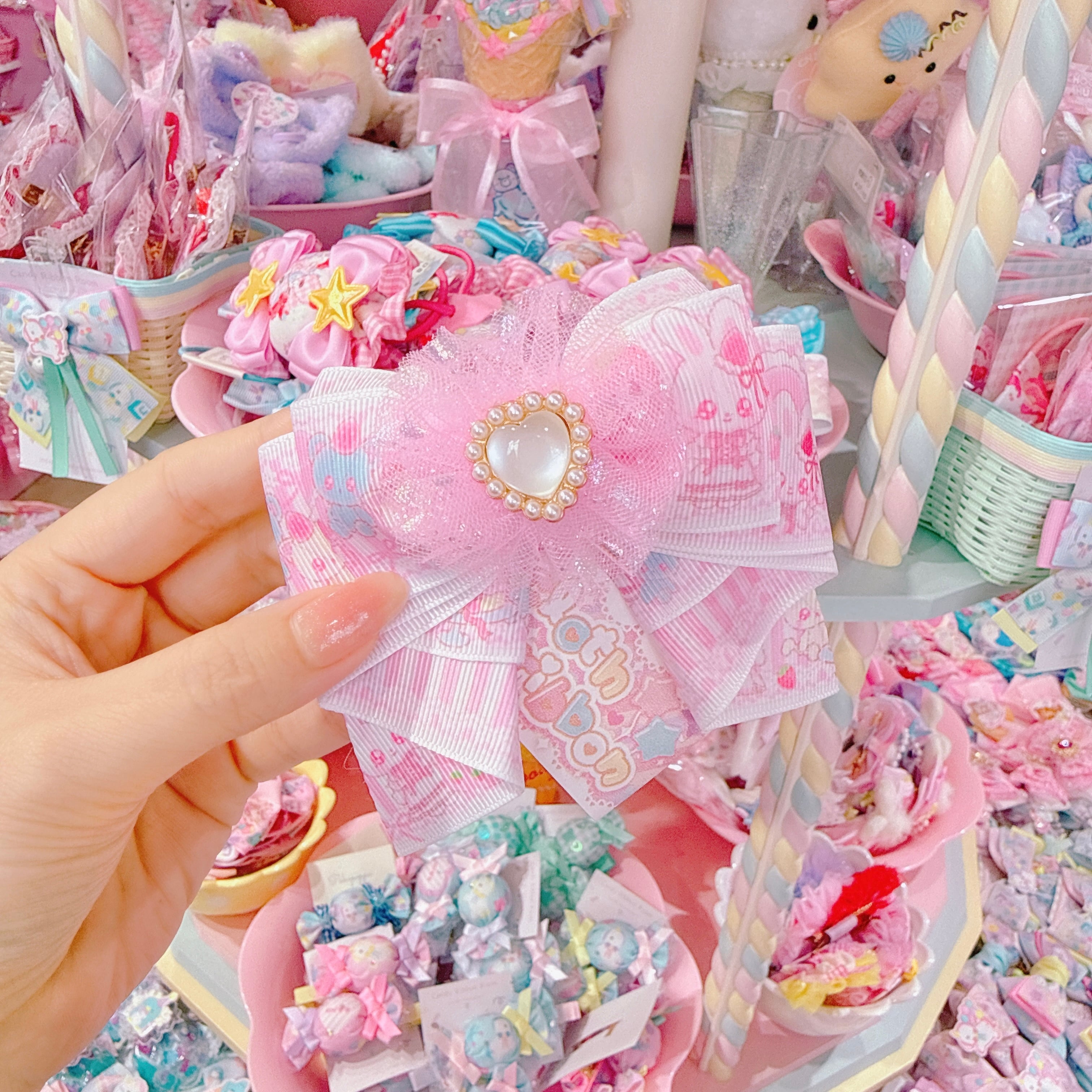 【C5】87-6カノンリボンヘアゴム