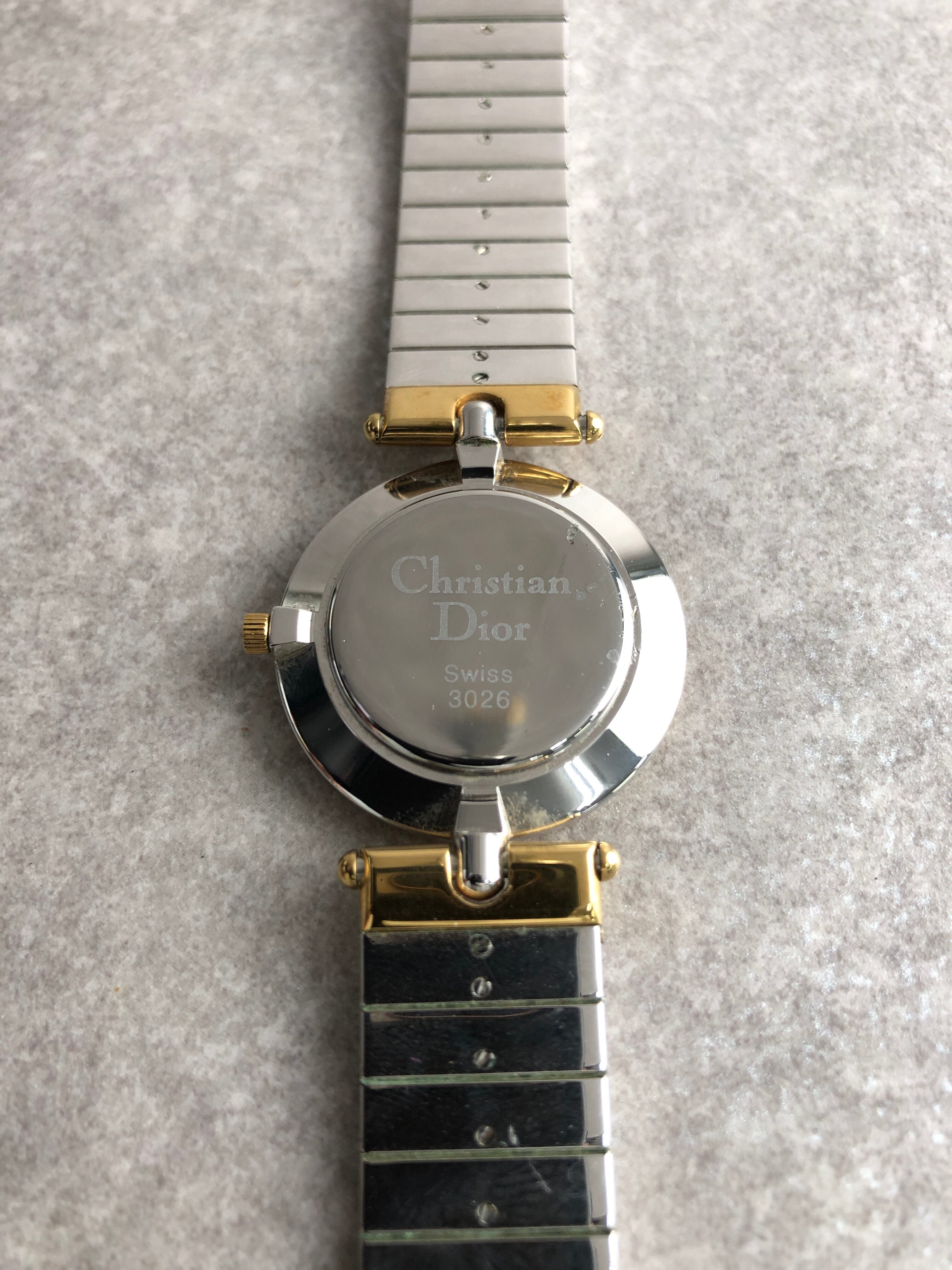 Christian Dior クリスチャン ディオール 腕時計 シルバー×ゴールド