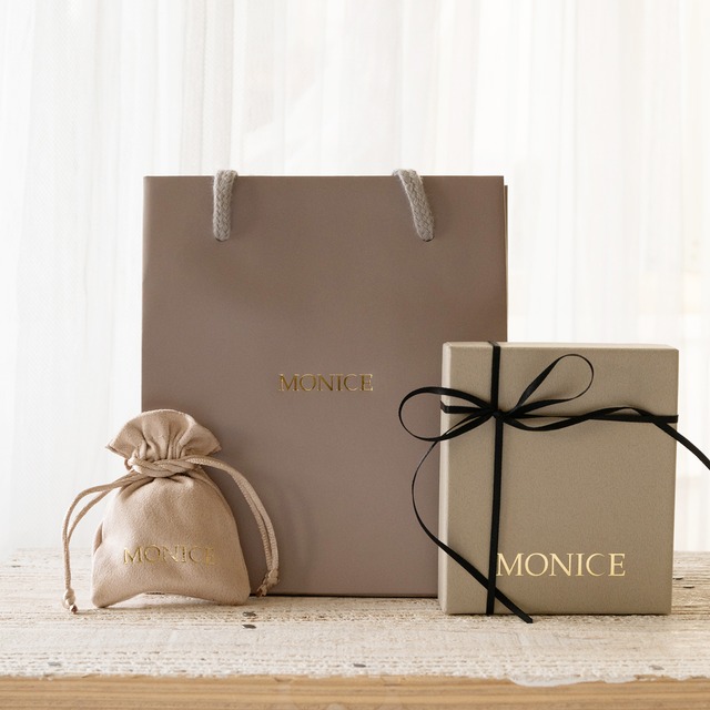 K18ホワイトゴールド レクタングルフープピアス＜Short Type＞【MKW0013P1】