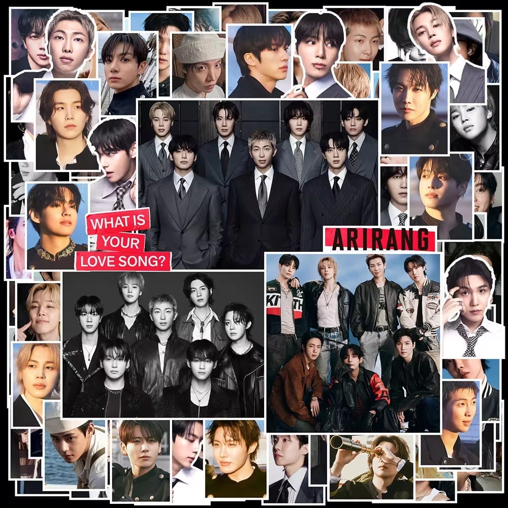 BTS JIN トレカ32枚＋シール1枚 BTS JIN ステッカー シール セット | KPOWER